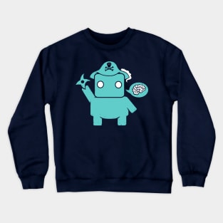 Ninja Pirate Robot Zombie Crewneck Sweatshirt